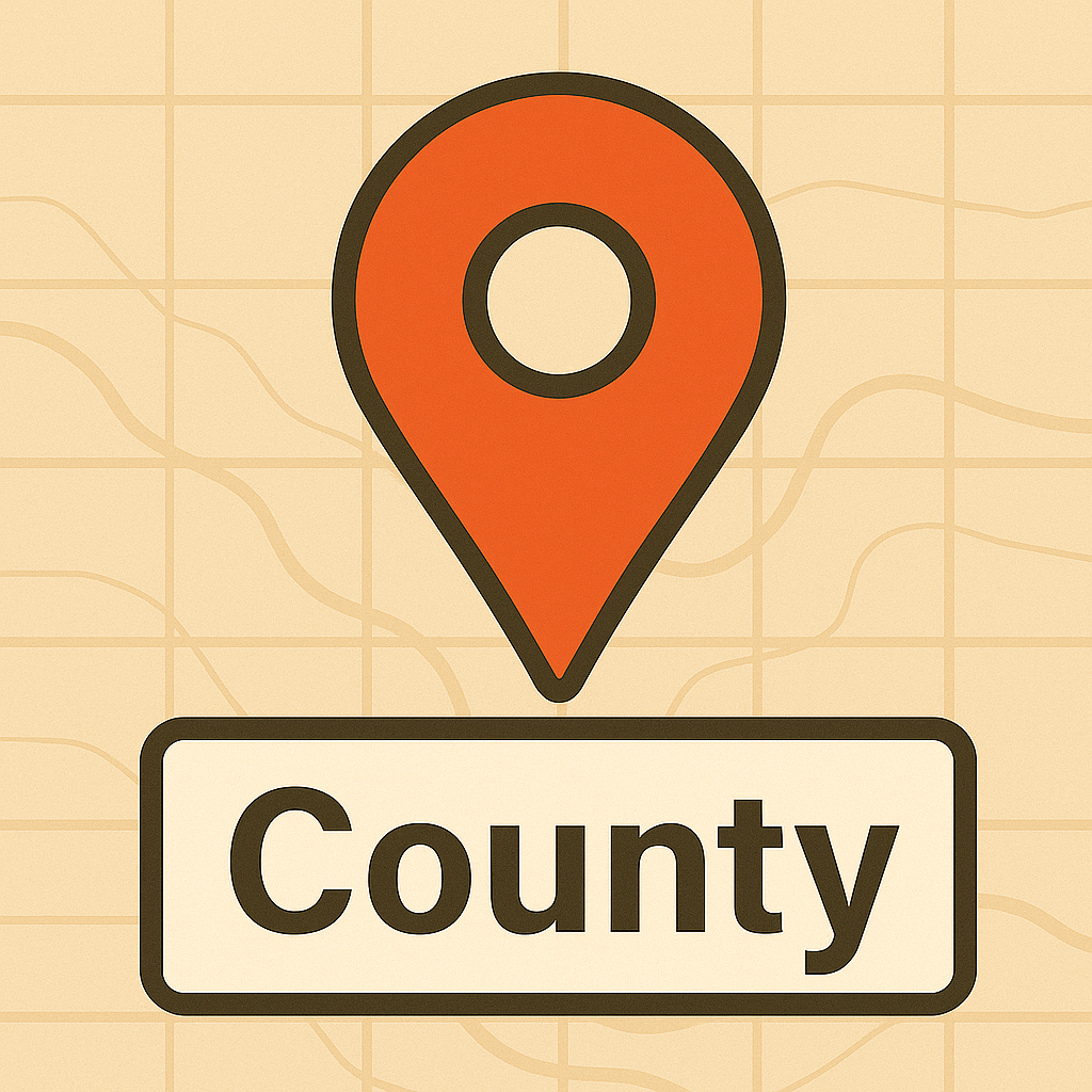 County Names & Lines App Icon